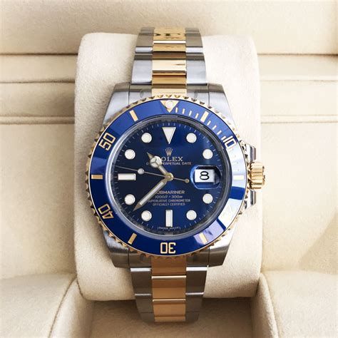 rolex submariner blue gold steel on the wrist|Rolex Submariner 126613lb problems.